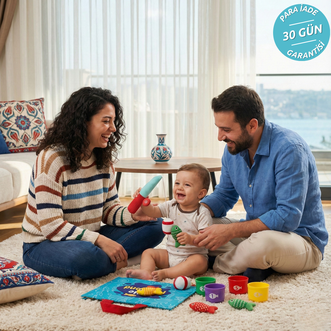 22 Parça Montessori Balık Tutma Seti